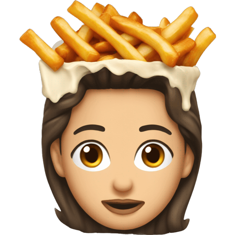 Poutine qui fait un chek avec Kim emoji