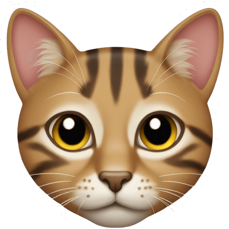 Tabby cat face emoji