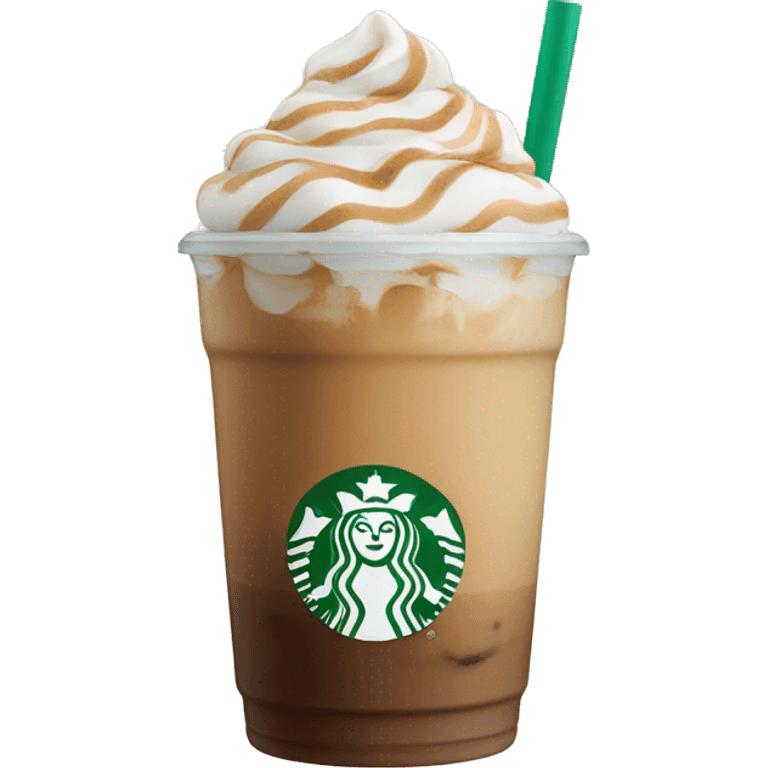 starbucks vanilla iced latte emoji