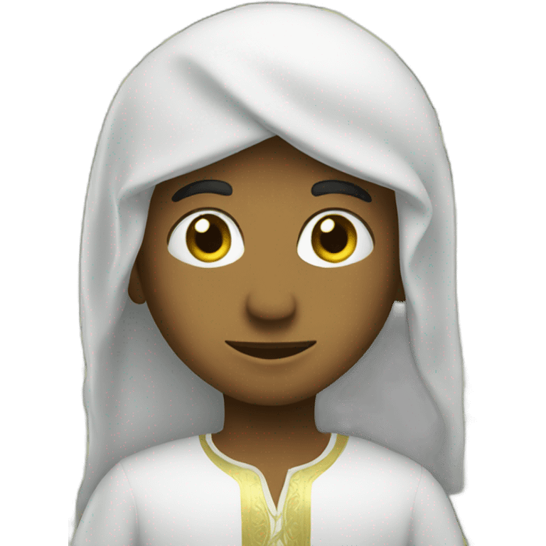 arabian boy with money emoji