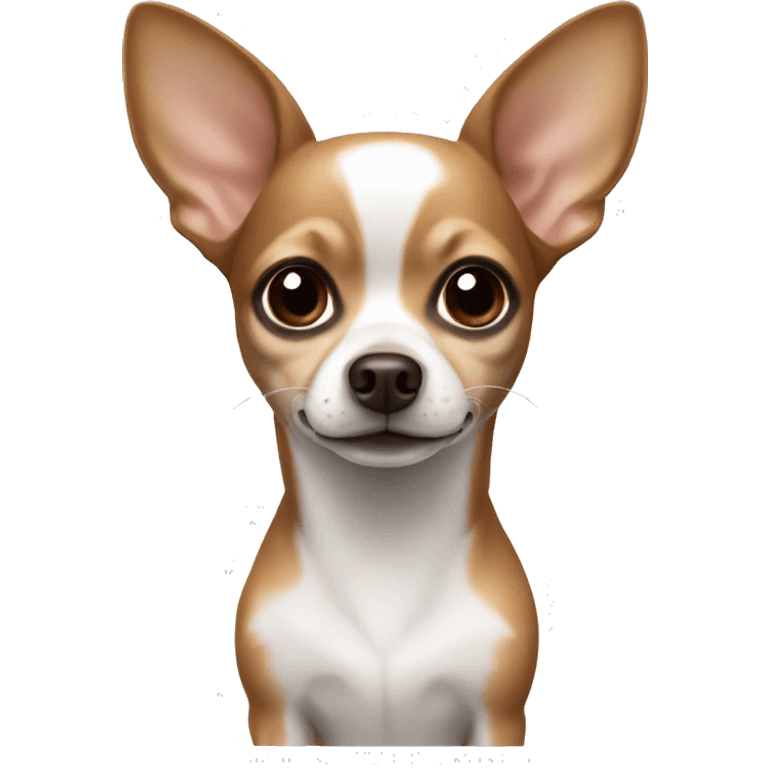 a brown and white chihuahua  emoji