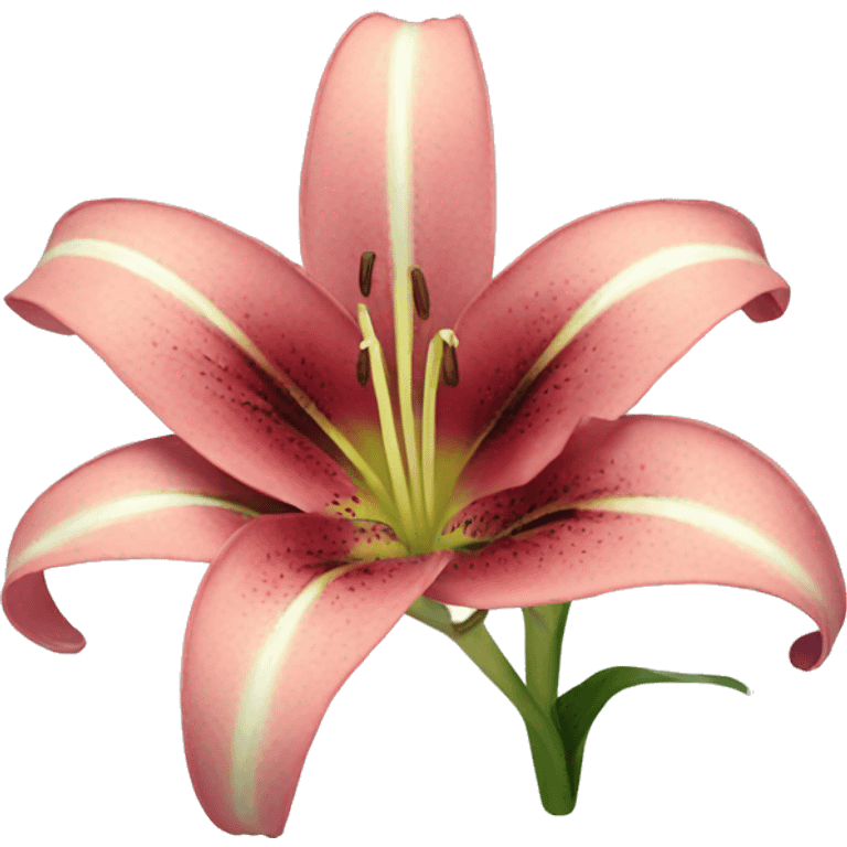 Lily flower emoji