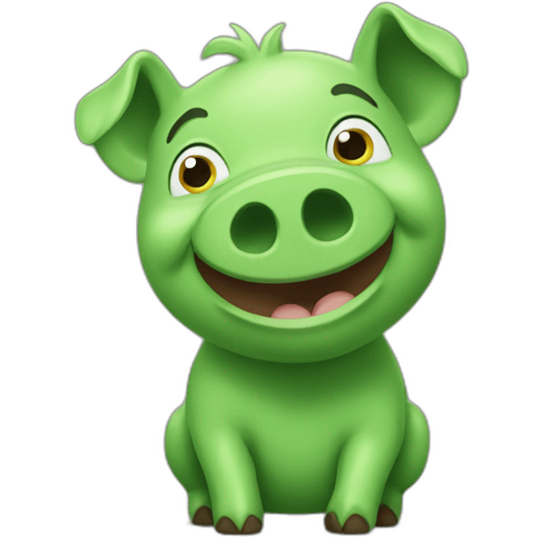 green piggy traderr emoji