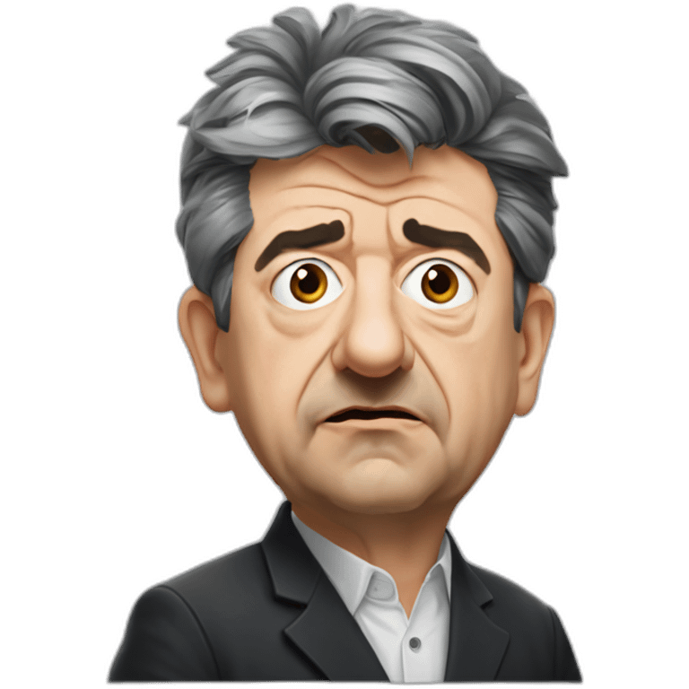 Angry Jean-Luc Mélenchon emoji