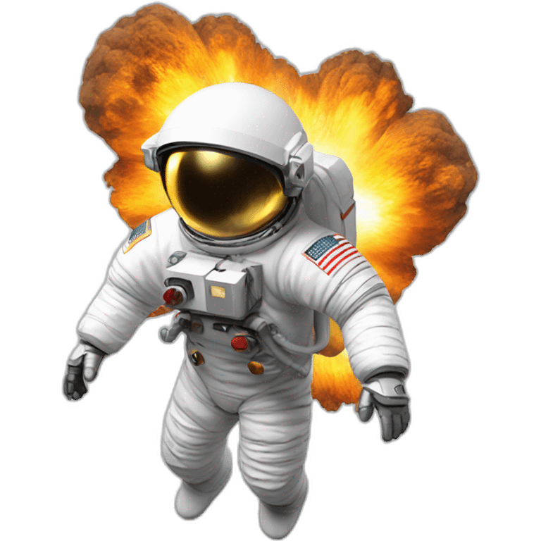 explosion astronaut emoji