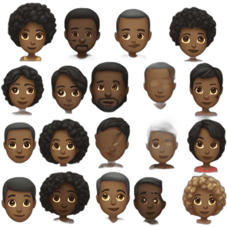 Black people emoji