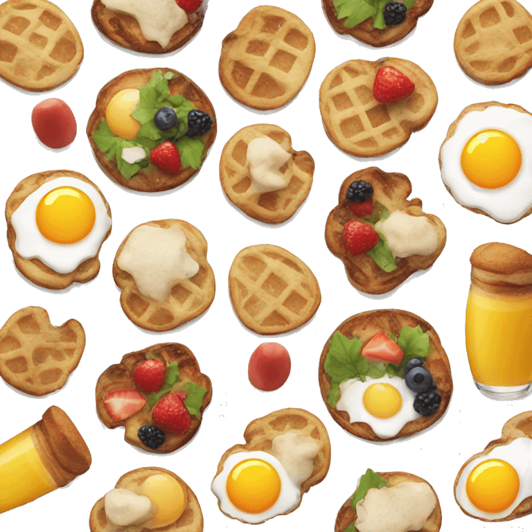 Brunch without eggs emoji