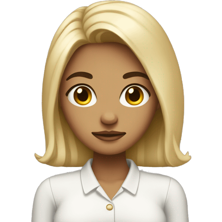 rich, spoiled, unsympathetic teenage girl emoji