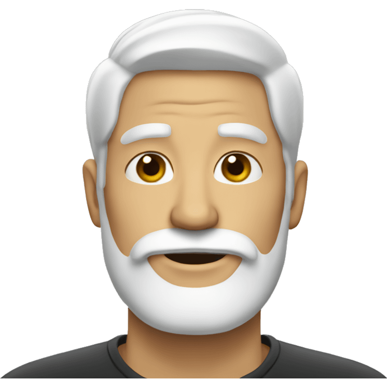 Men with white beard emoji