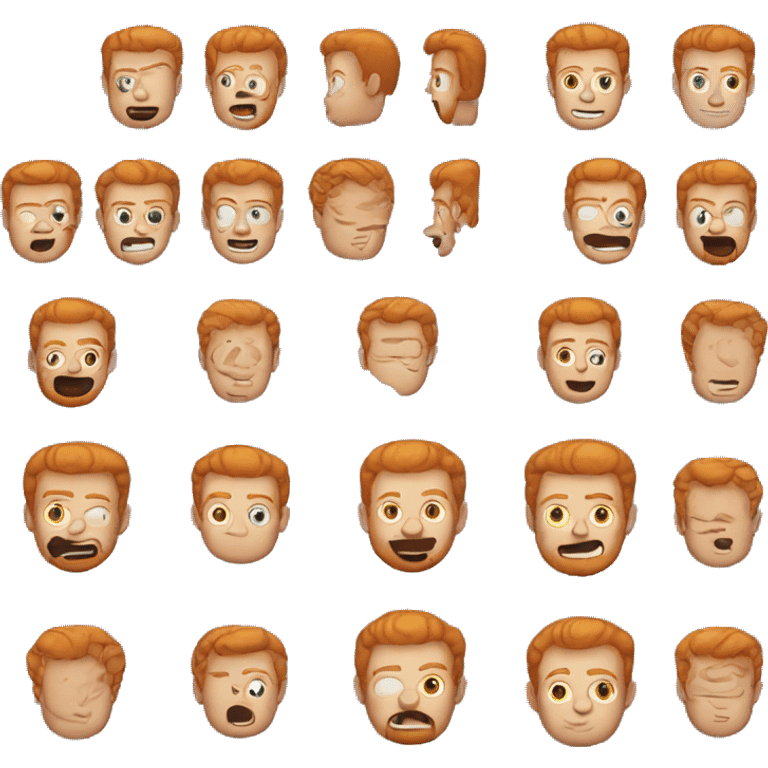 Ginger man  emoji