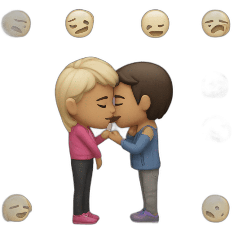 Love kiss emoji