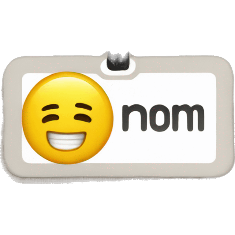 nametag emoji