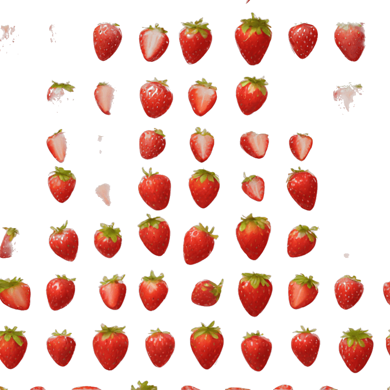 Strawberry cream emoji