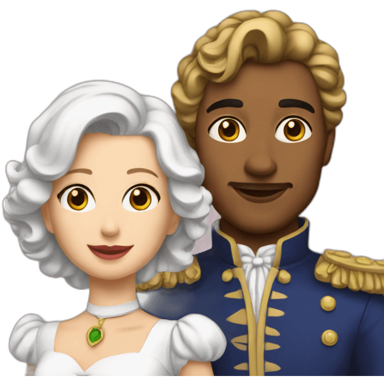 Blanche naïve et son prince emoji