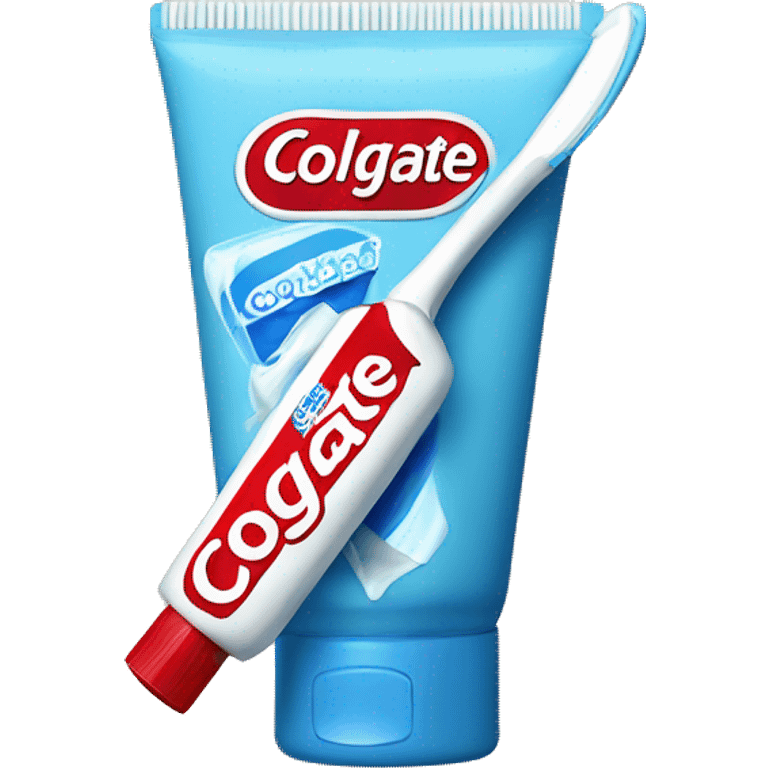 'COLGATE' named  toothpaste emoji