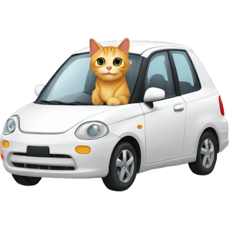 Cat car emoji