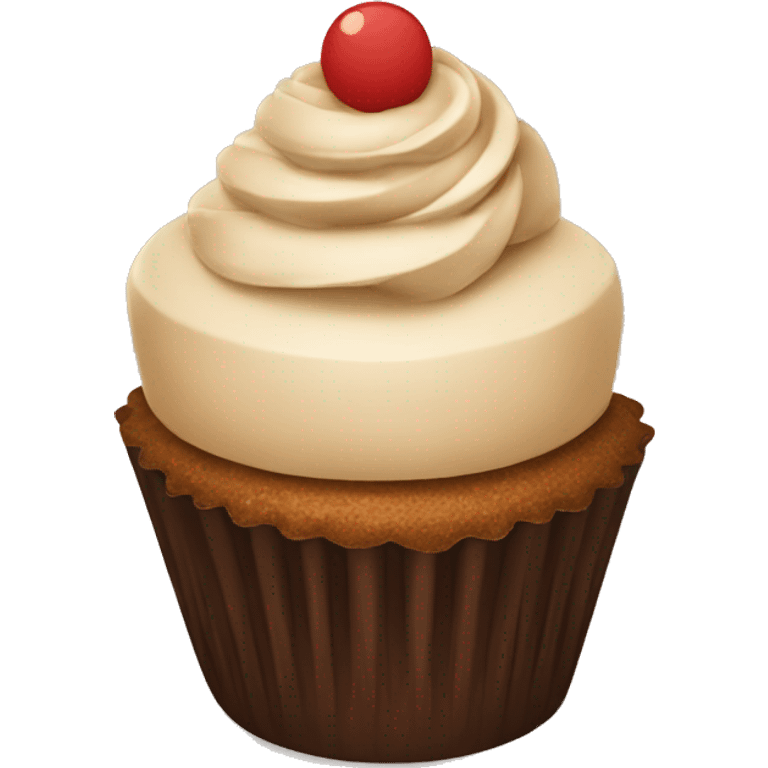 brown cupcake emoji