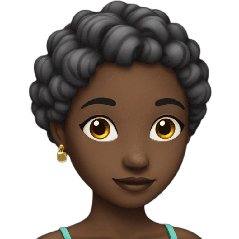 Black Beautiful girl  emoji