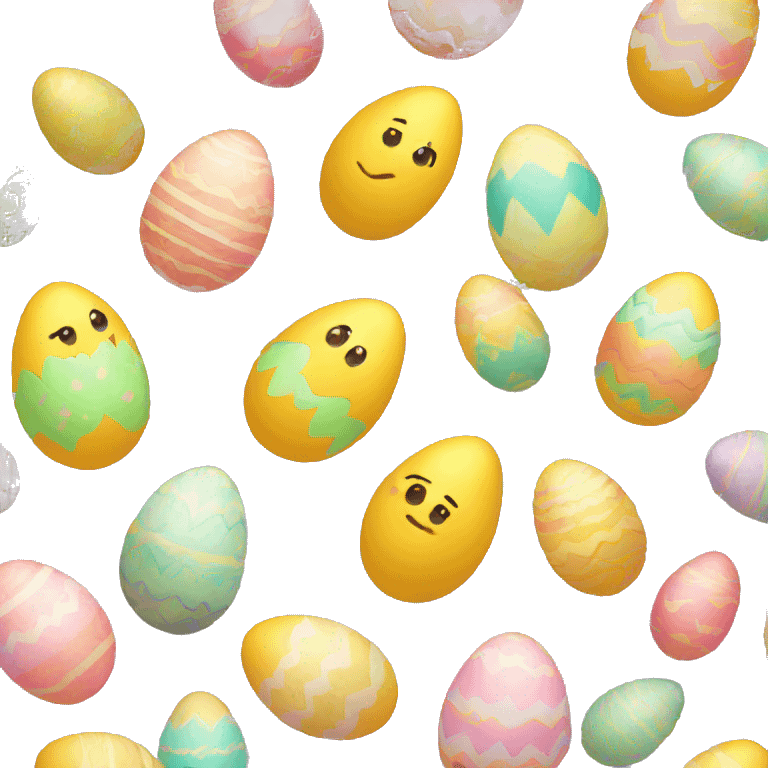 Easter eggs emoji