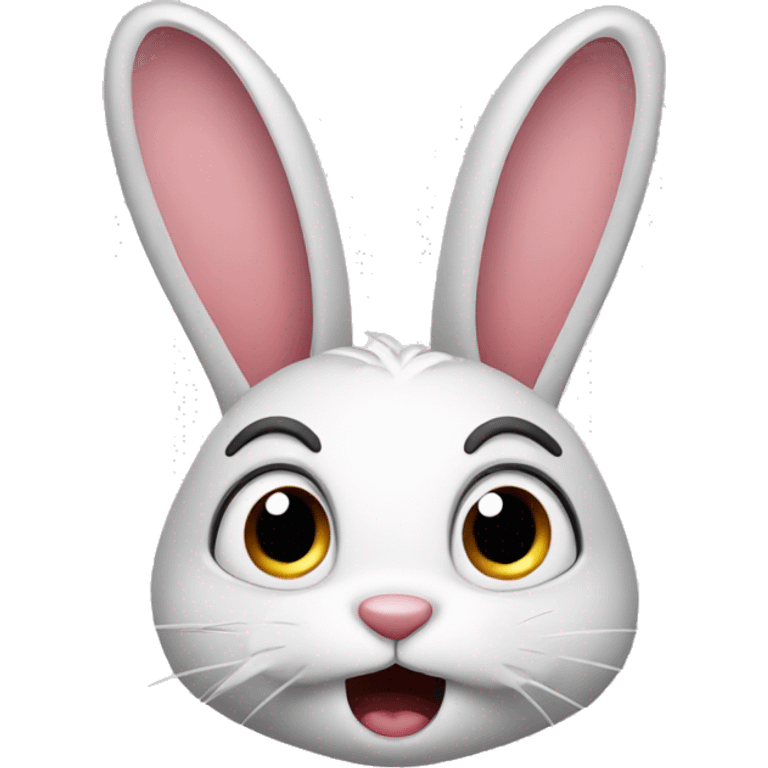 shocked bunny emoji