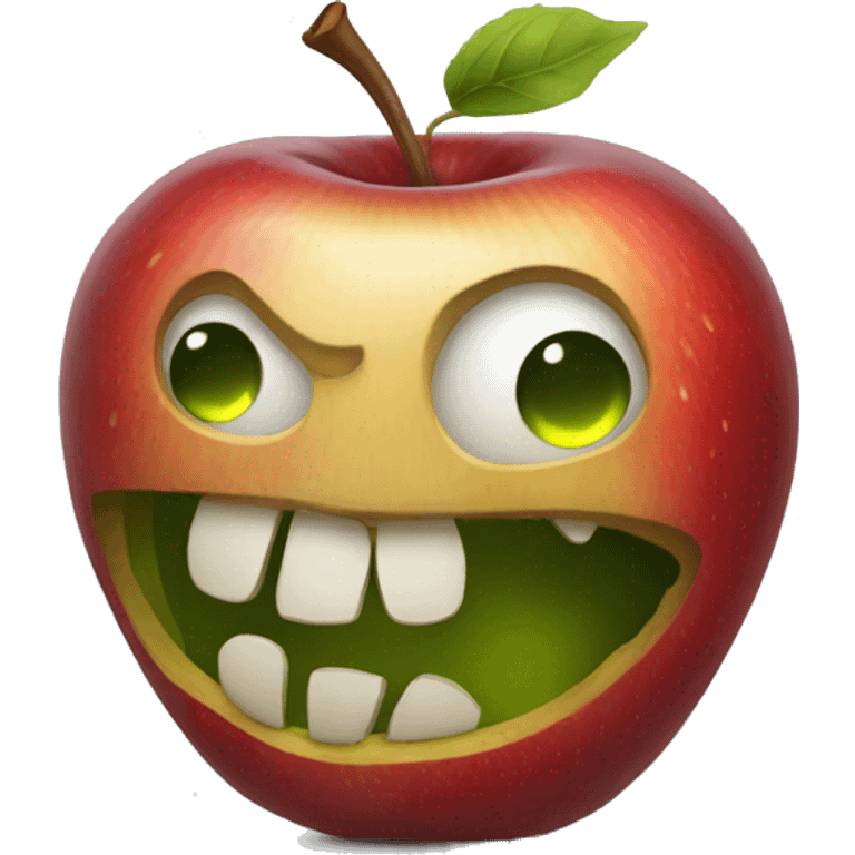 rotten apple emoji