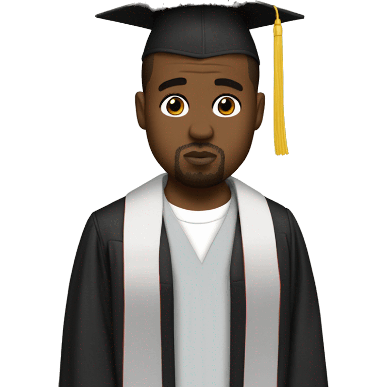 Graduation Kanye west bear emoji