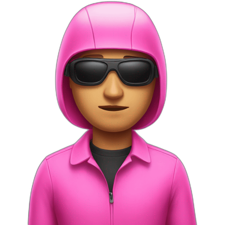 spy pink emoji