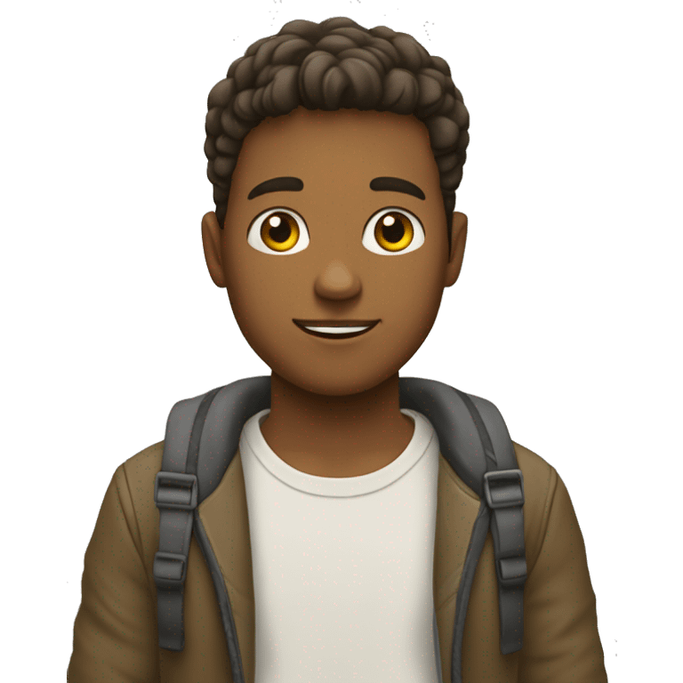 jeune homme avec des bequilles emoji