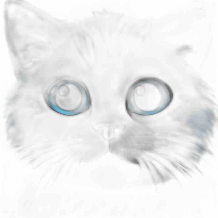 hyper realistic smurf cat emoji