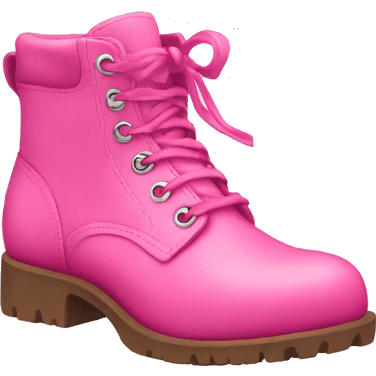 Pink boots emoji