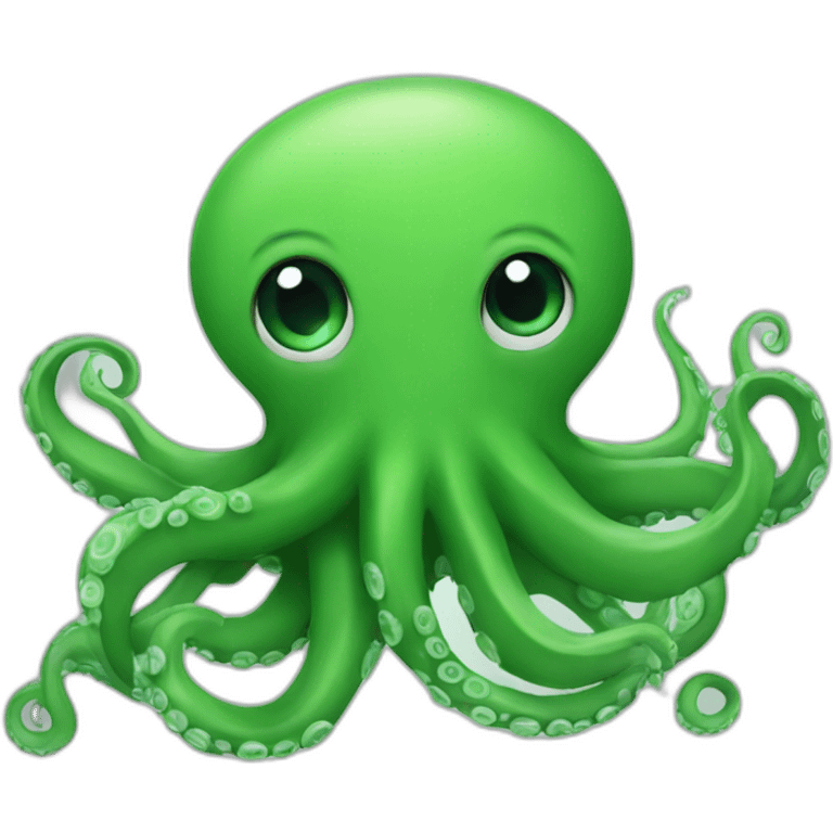 green octopus emoji