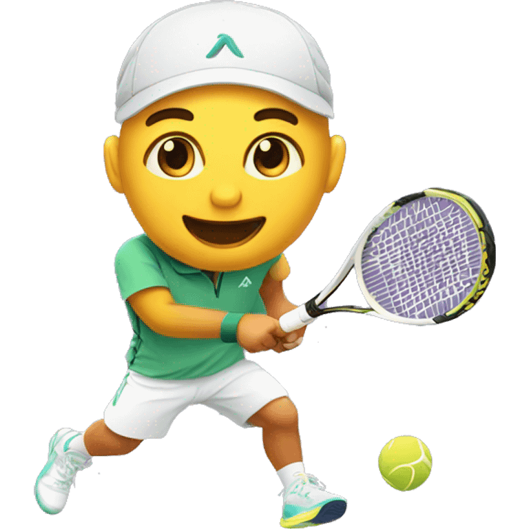 Tennis olympic games emoji