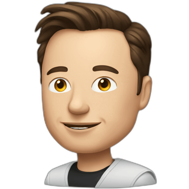 high elon musk emoji