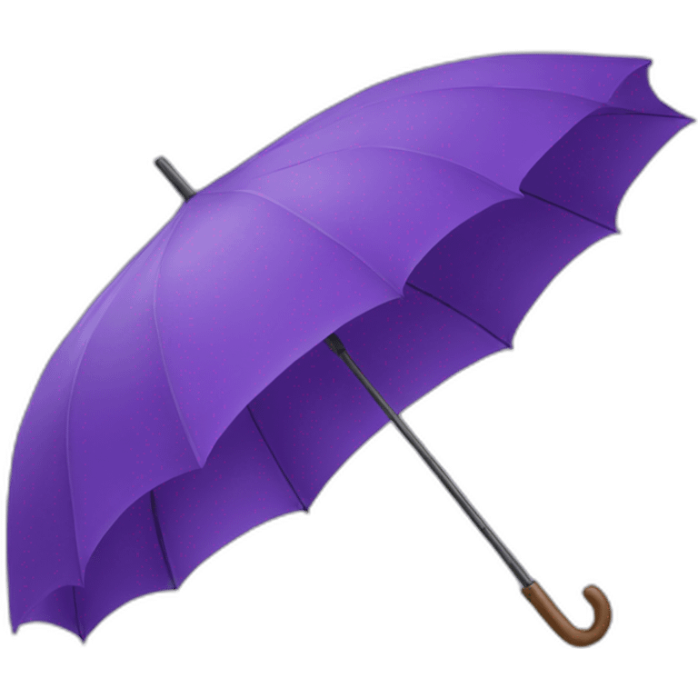 purple umbrella emoji