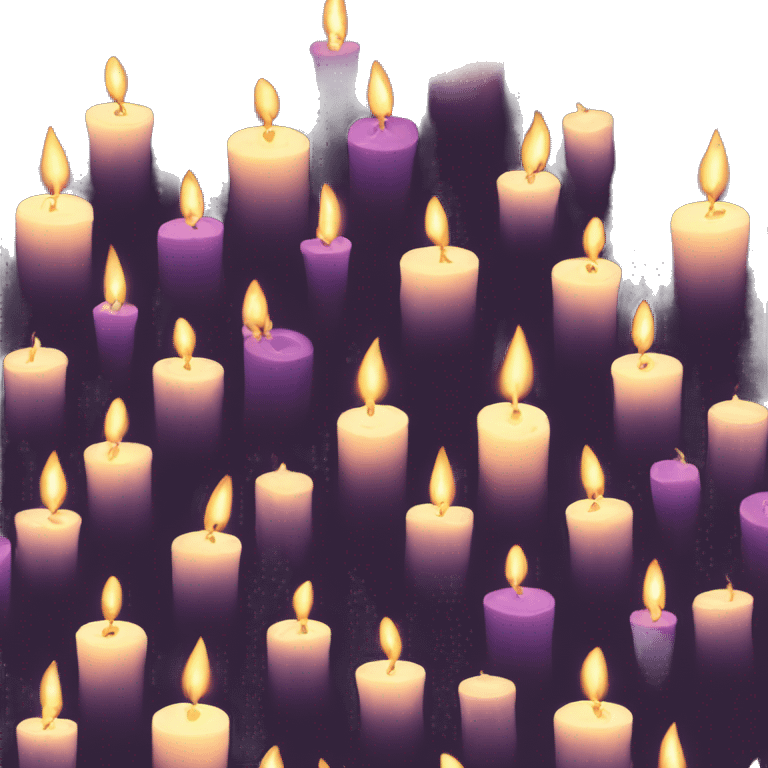 Gothic candles emoji