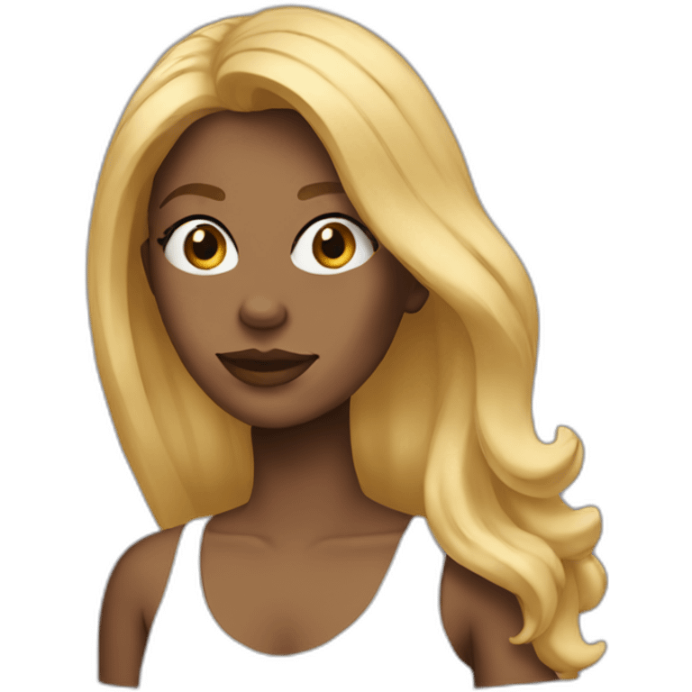 Blond in new york emoji