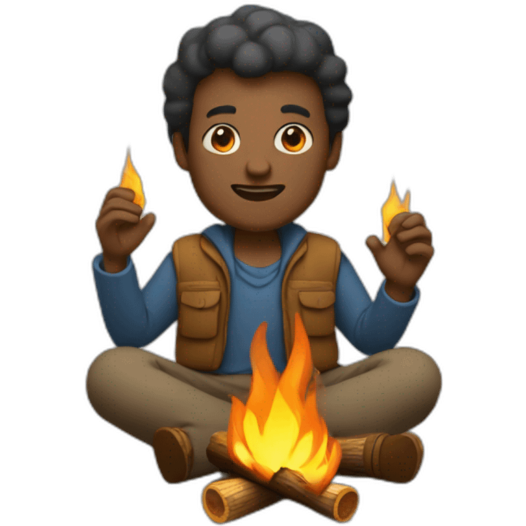 campfire man emoji