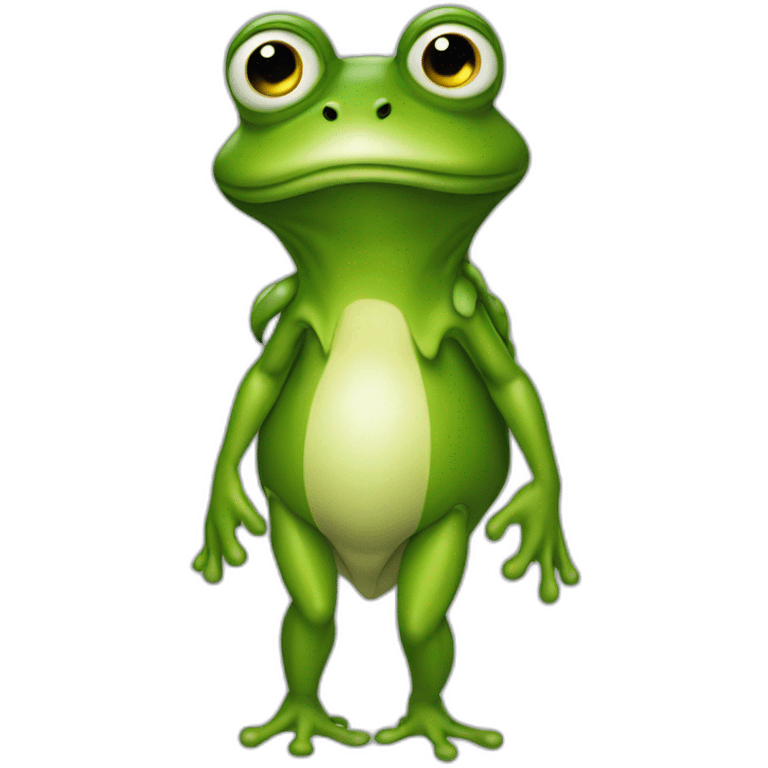 Grenouille en mini jupe sexy emoji