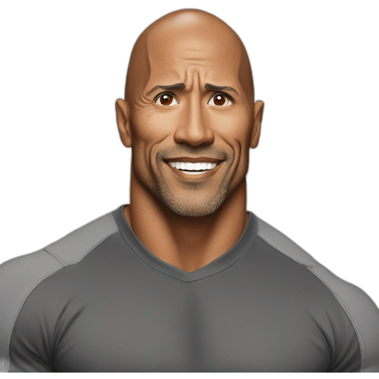 Actor the Rock emoji