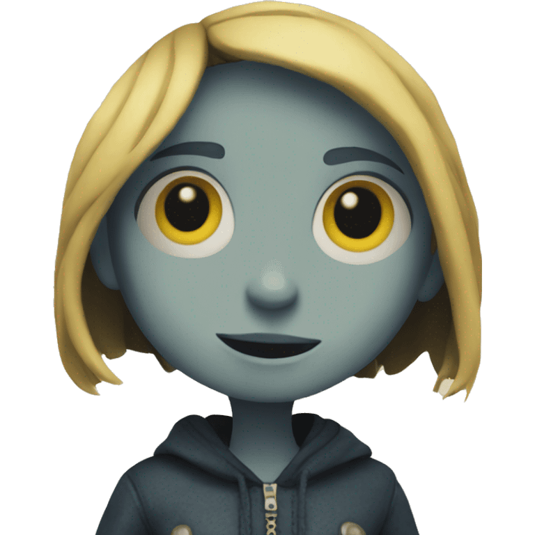 Coraline doll emoji