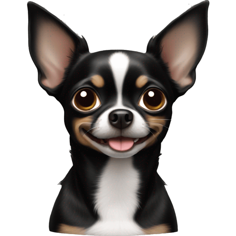 Black chihuahua  emoji