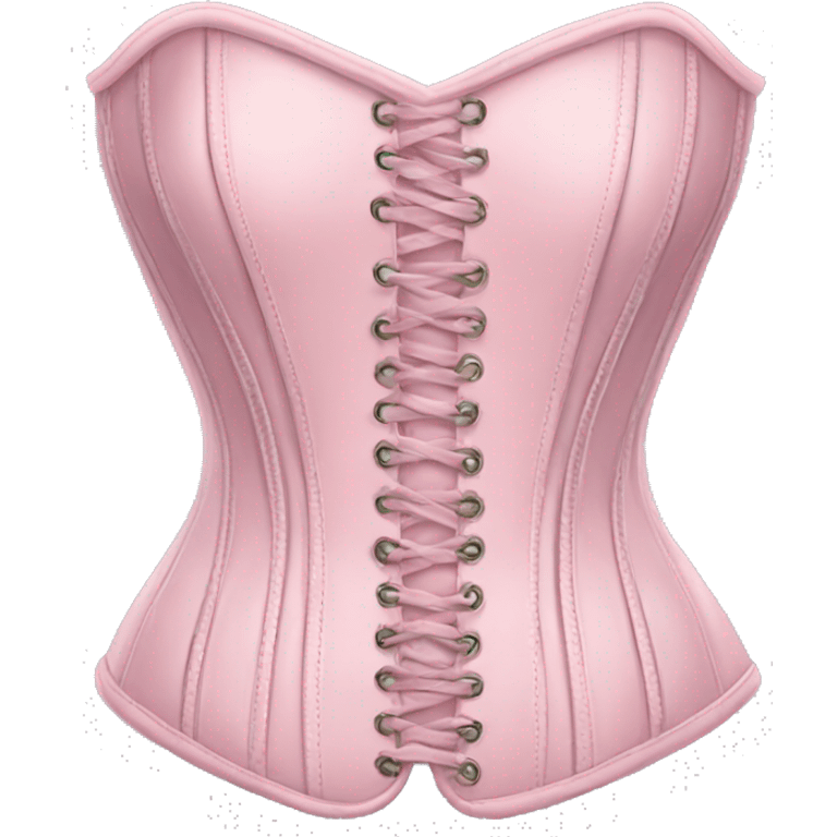 Pastel pink corset  emoji