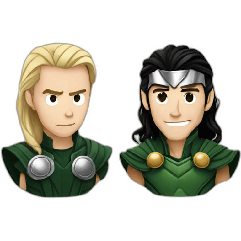 Loki ve thor sarılıyor emoji