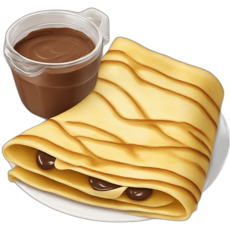 Crêpes au nutella emoji