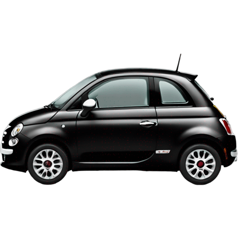 black 2010’s fiat 500 emoji