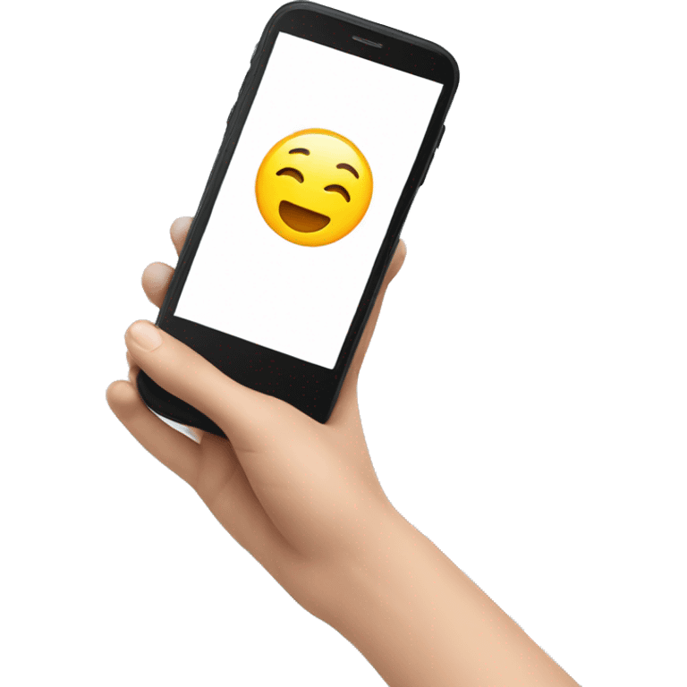 phone in a hand emoji