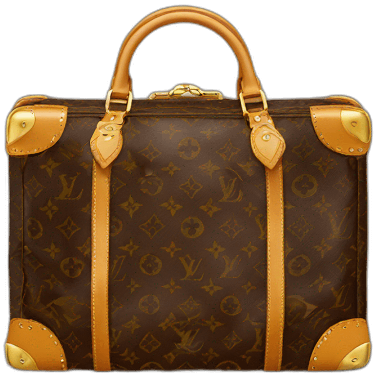 Sac  vuitton sidetrunck emoji