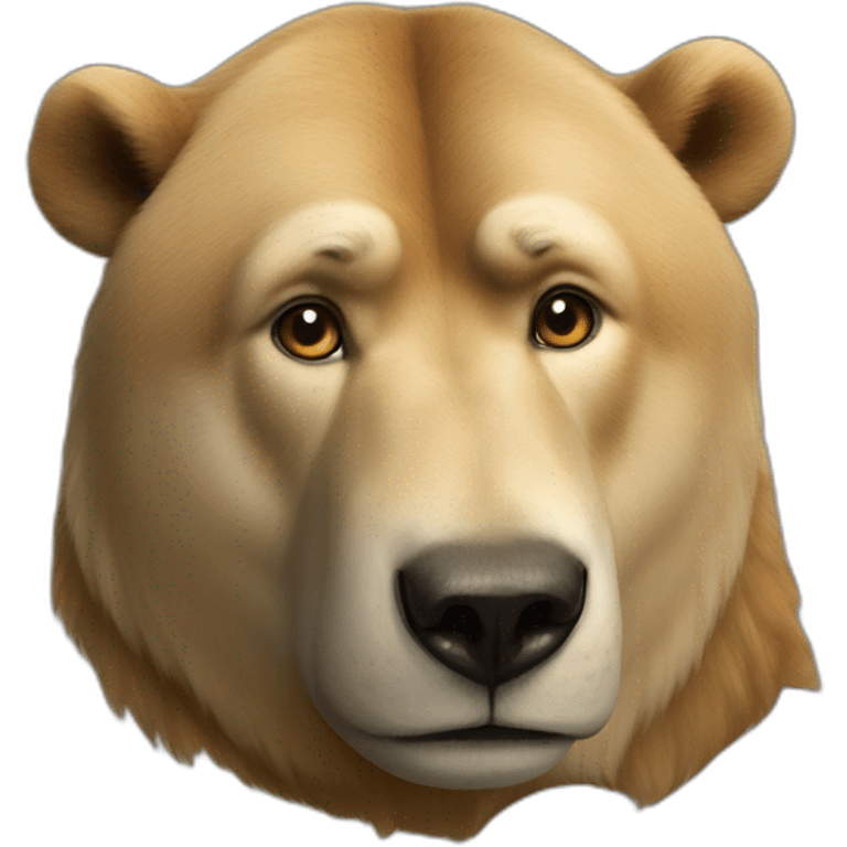 Vladimir Poutine sur un ours emoji