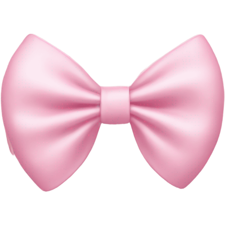 light pink bow on light pink bow emoji