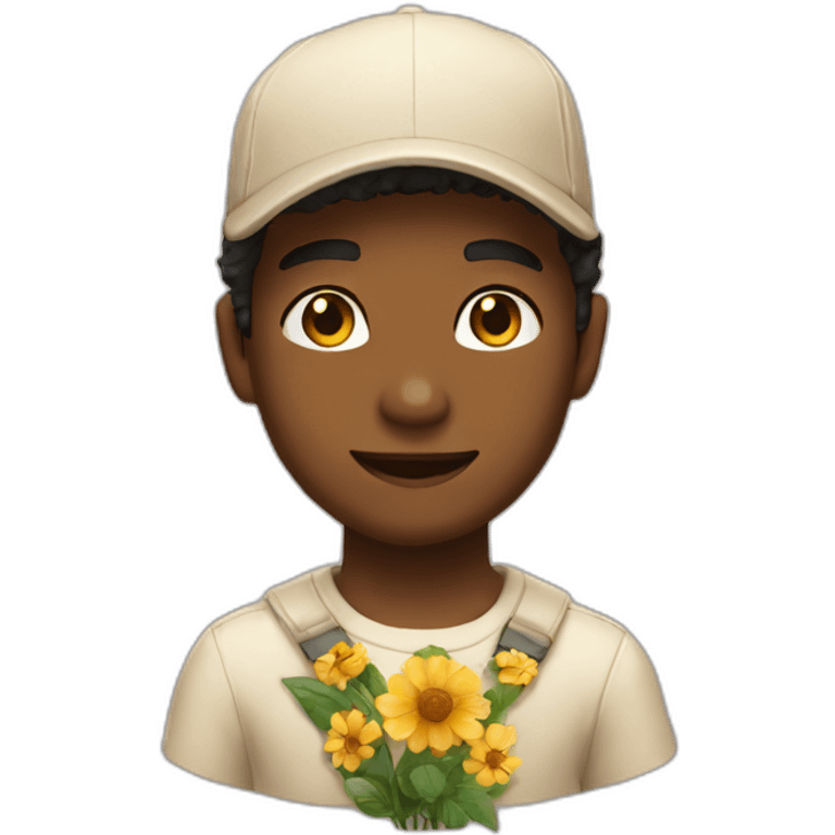 flower boy emoji